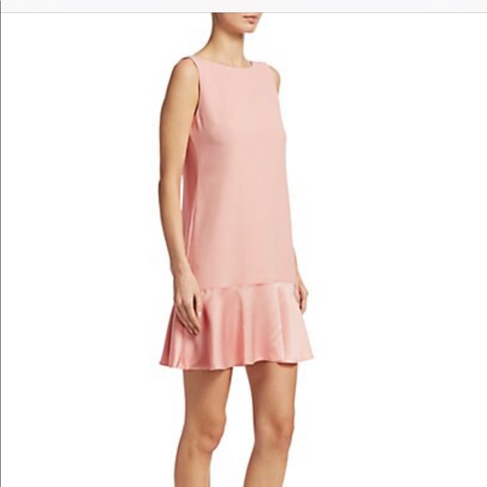 Theory Flare Ruffle Dress